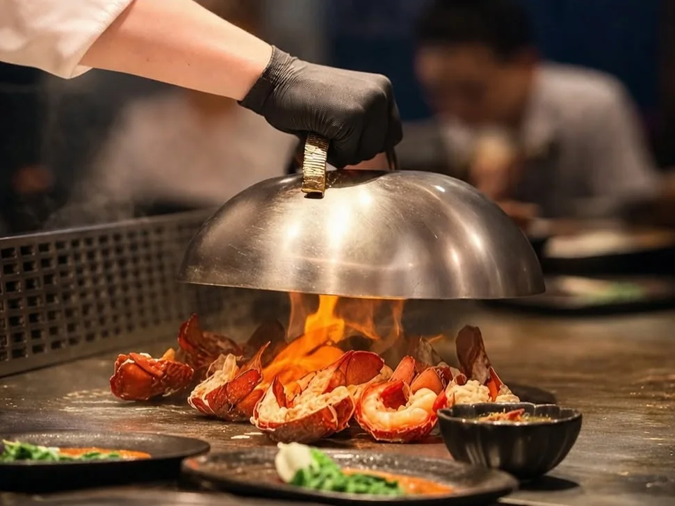伊之鑽鐵板燒 職人鐵板火焰現場料理